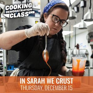 Chef Sarah Cooking